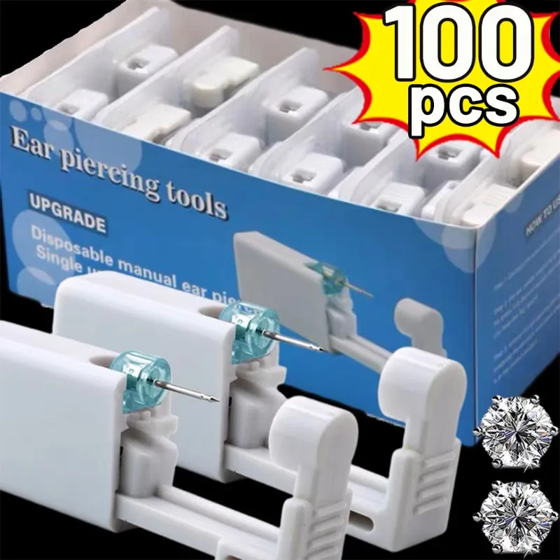 Body Jewelry Kit - Safety Ear Piercing Gun Kit Women