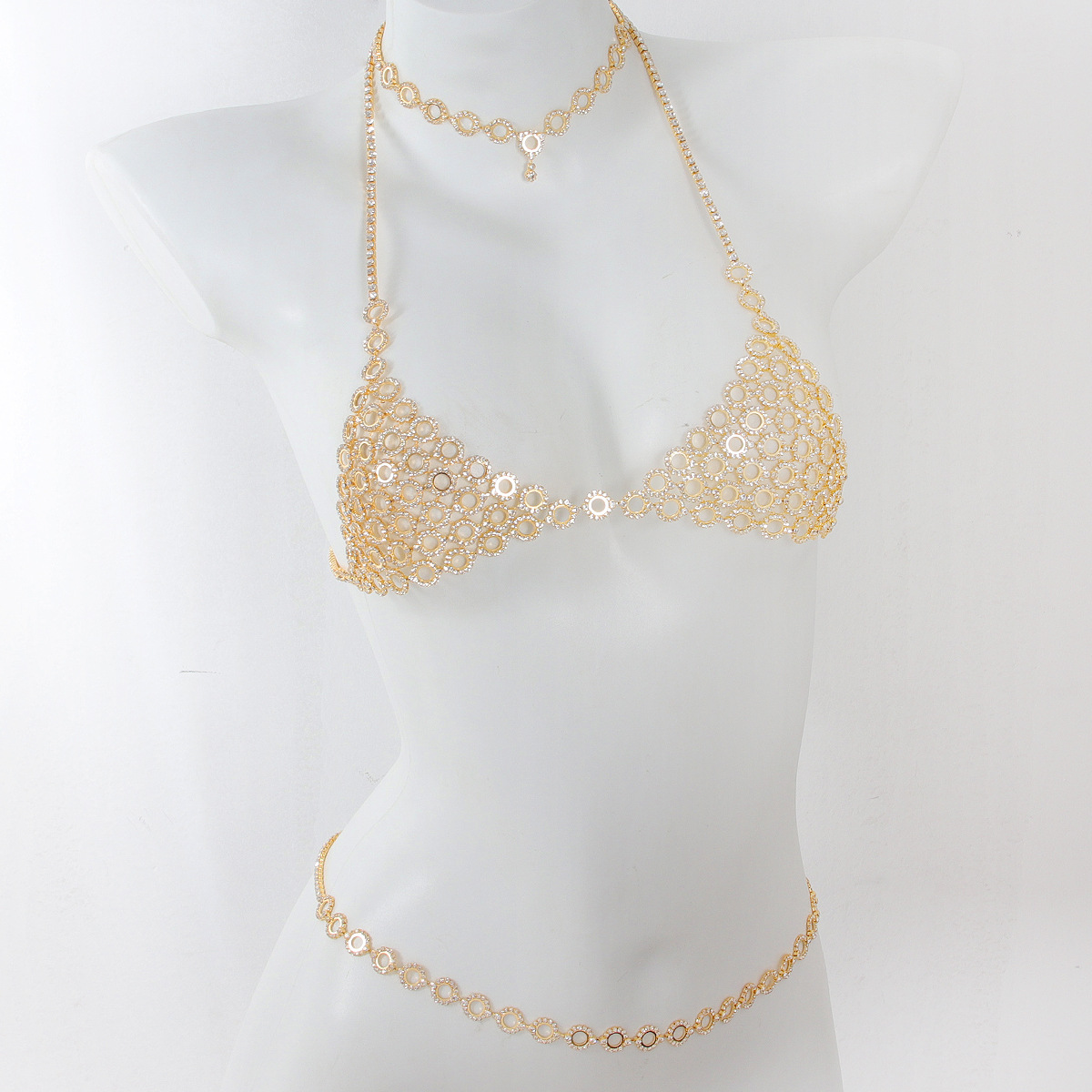 Body Jewelry Luxury - Fashionable Circular Splicing Light Luxury Style