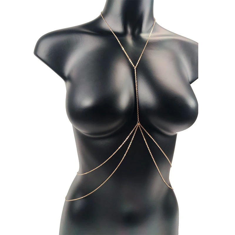 Body Jewelry Luxury - Body Jewelry Sexy Chest Chain Bikini
