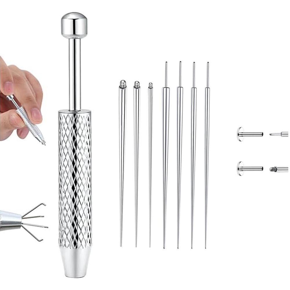 Body Jewelry Kit - Piercing Taper Ball Grabber Tool for