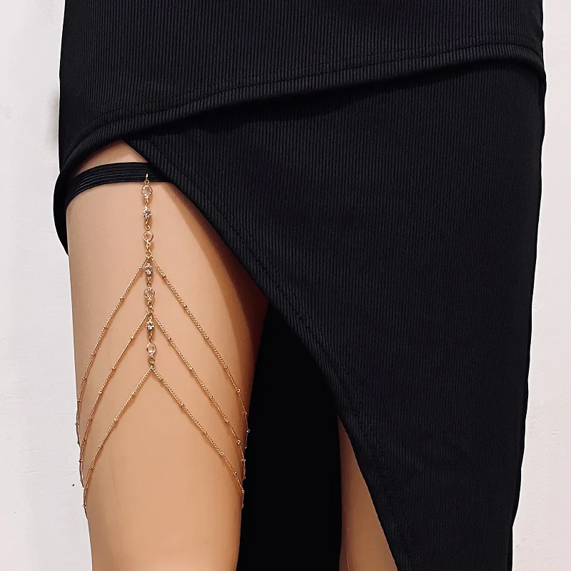 Body Jewelry Types - Fashion Summer Bohemian Thigh Chain Simple