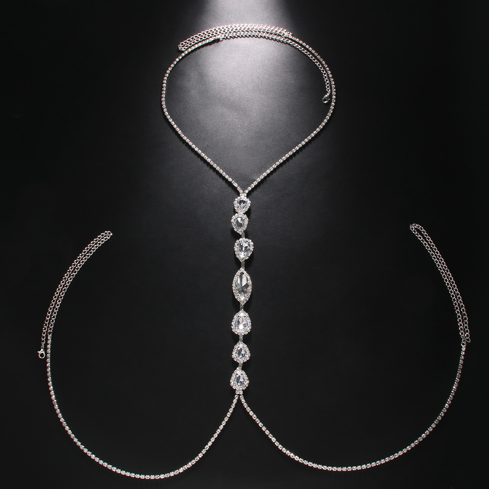 Fashion Sexy Water Drop Neckla - Body Jewelry Luxury ulasan dan harga