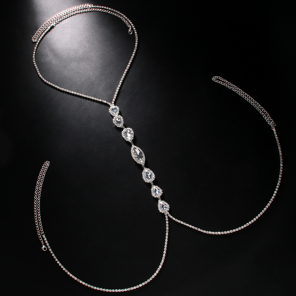 Fashion Sexy Water Drop Neckla - Body Jewelry Luxury ulasan dan harga