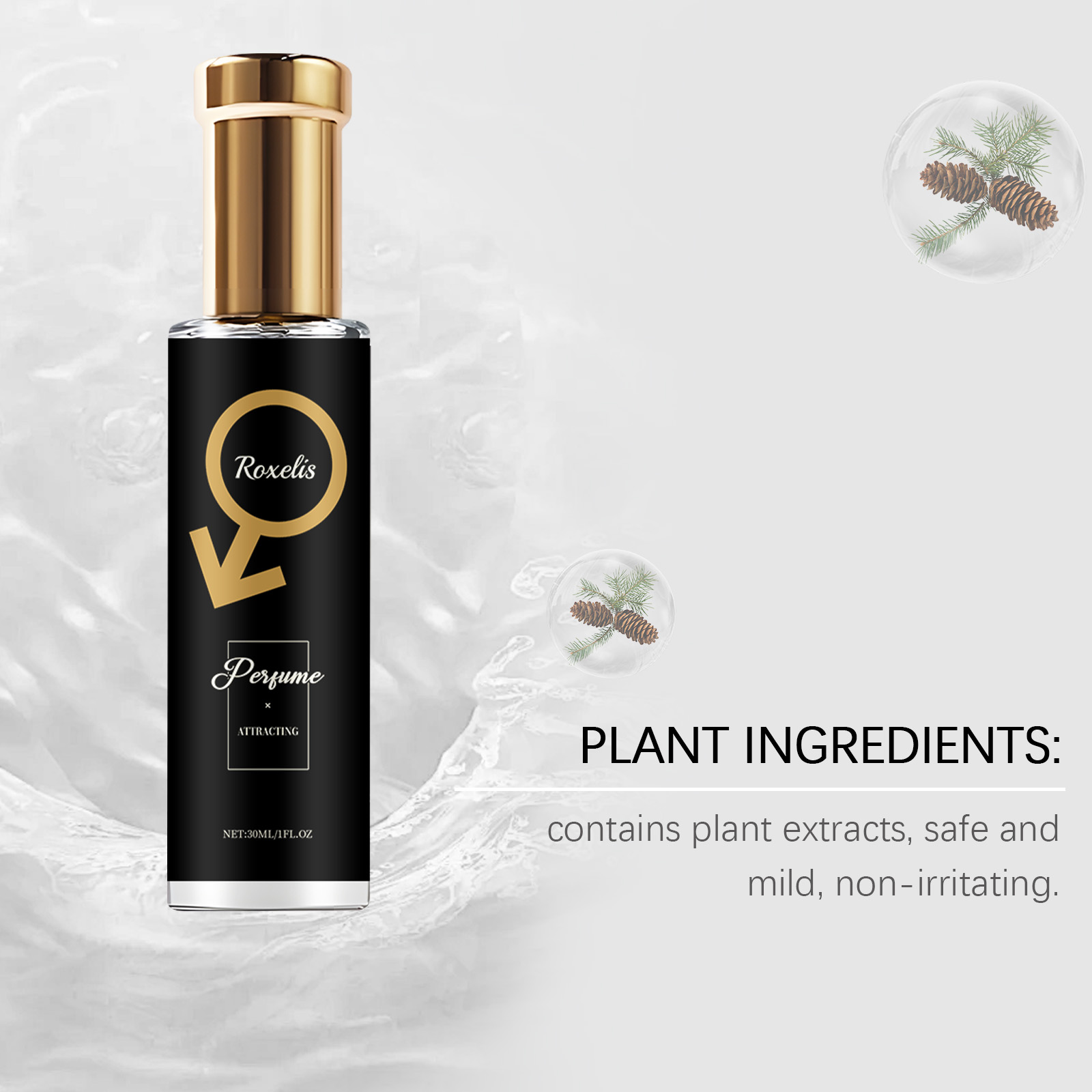Roxelis 30ml Men Pheromone Per - Body Jewelry Kit ulasan dan harga