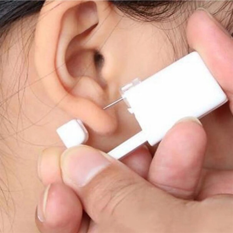 2PCS 4MMDisposable Sterile Ear - Body Jewelry Kit ulasan dan harga