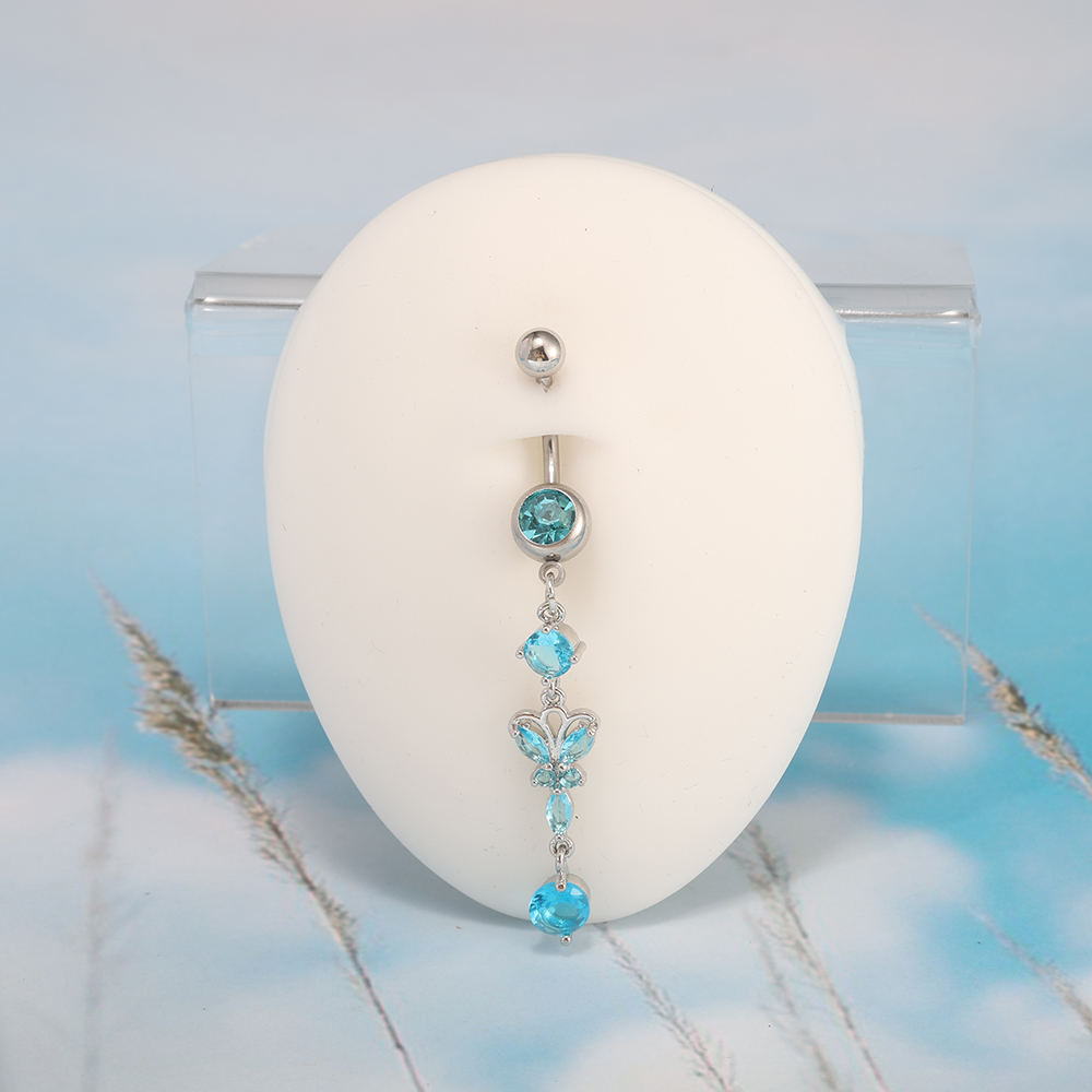 1pc Mixed Style Dangle Belly B - Body Jewelry Co ulasan dan harga