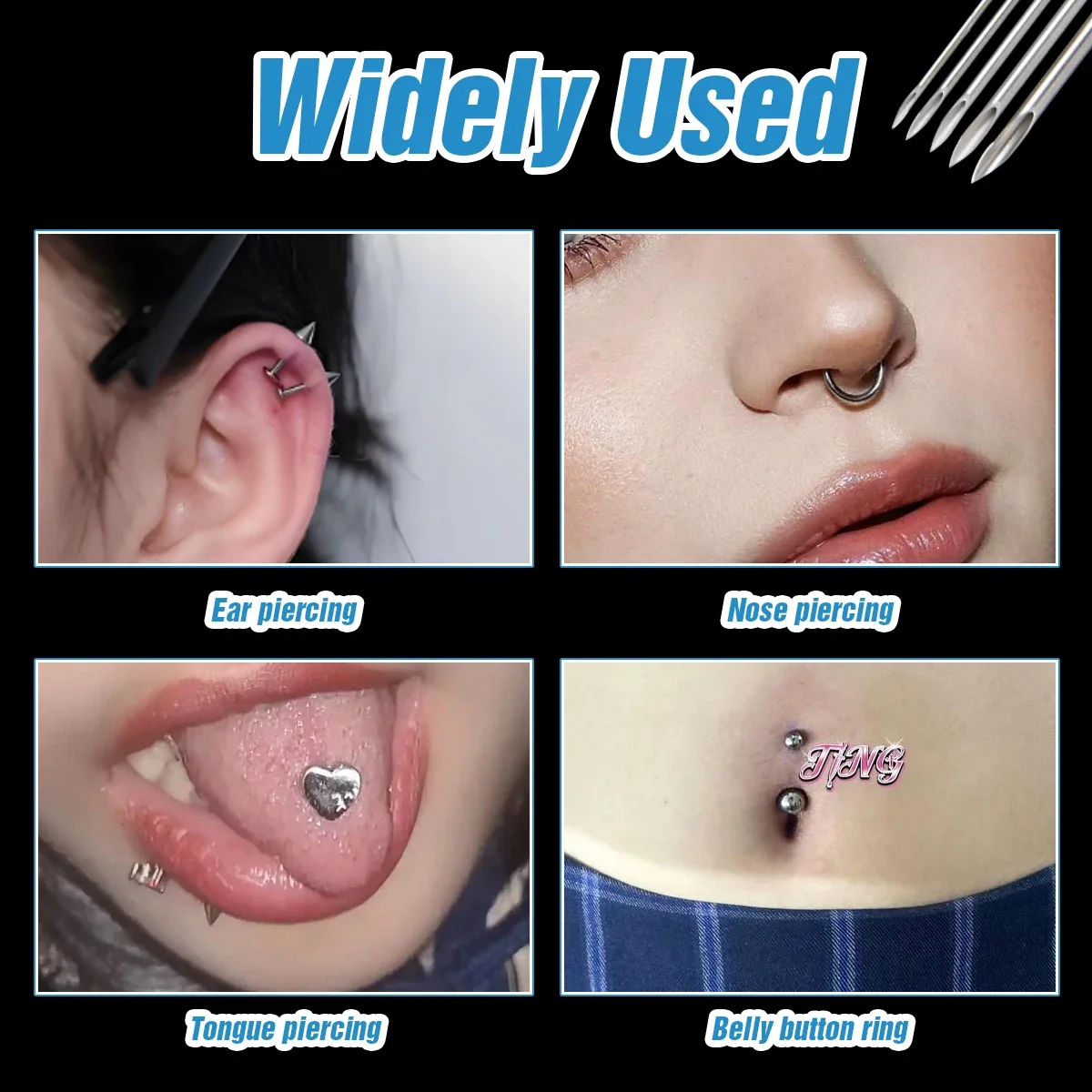 200/100/50/20PCS Narkasy Pierc - Body Jewelry Kit ulasan dan harga