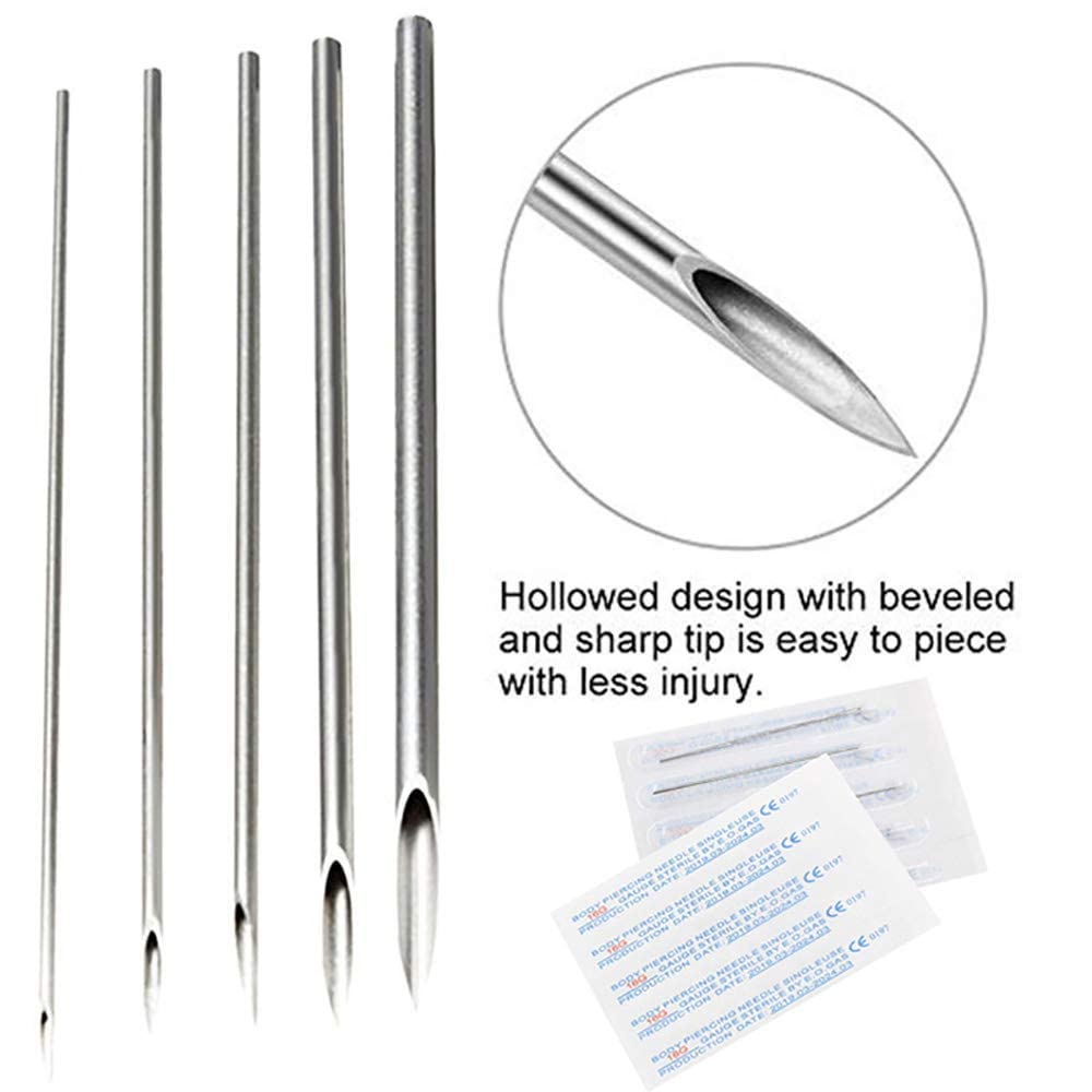 12G 14G 16G 18G 20G 5/10/30/50 - Body Jewelry Kit ulasan dan harga