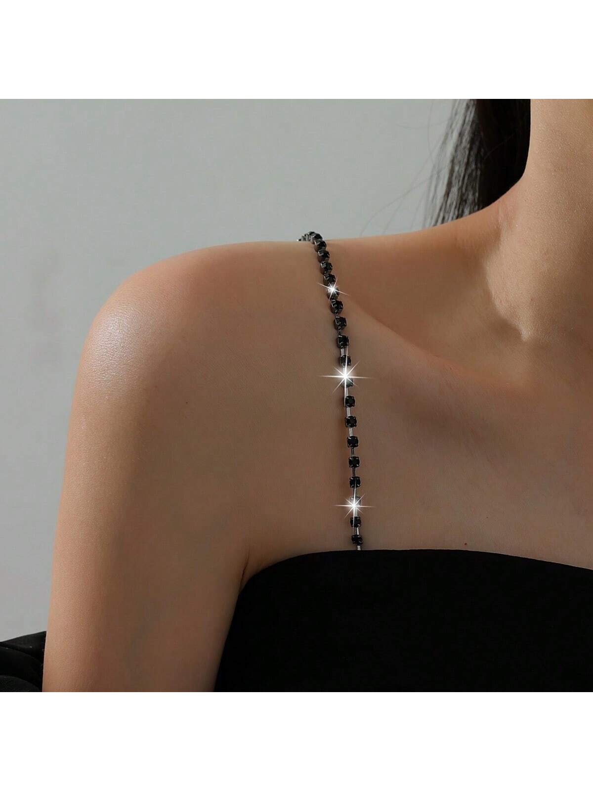 Elegant adjustable rhinestone  - Body Jewelry Bra ulasan dan harga