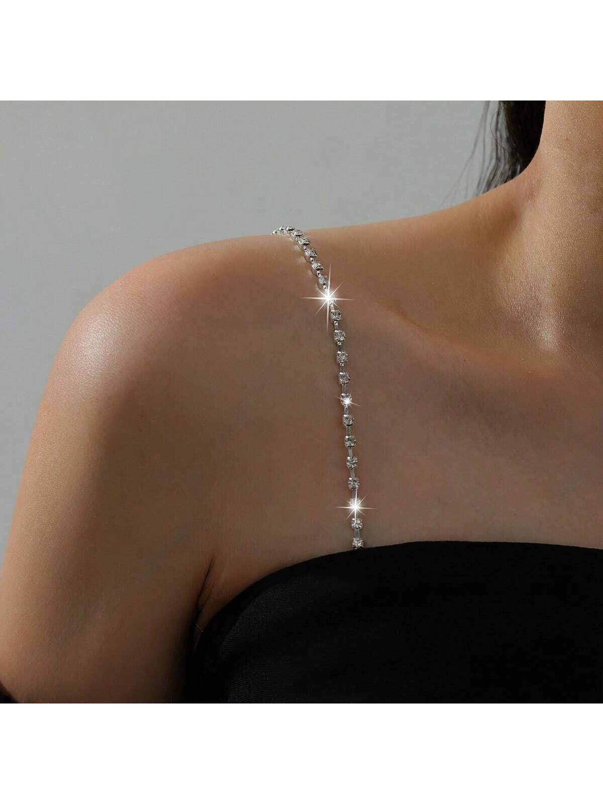 Elegant adjustable rhinestone  - Body Jewelry Bra ulasan dan harga