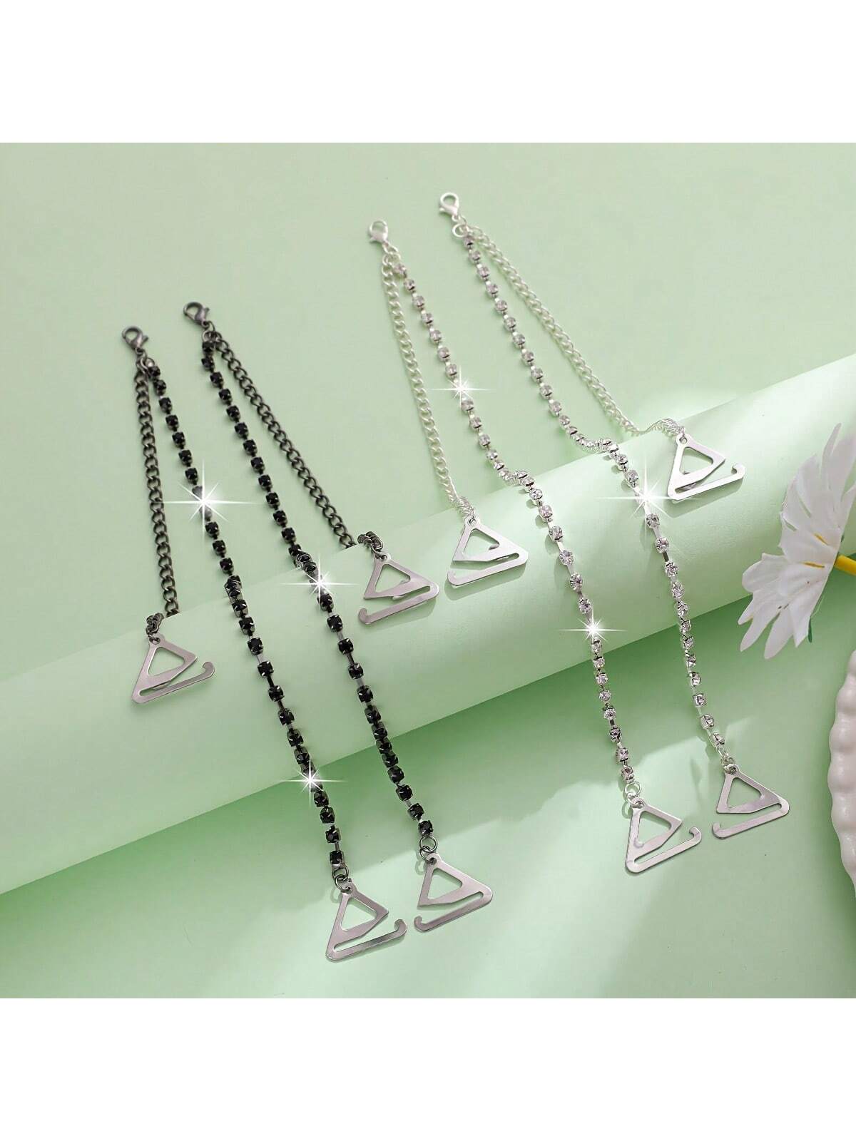 Elegant adjustable rhinestone  - Body Jewelry Bra ulasan dan harga