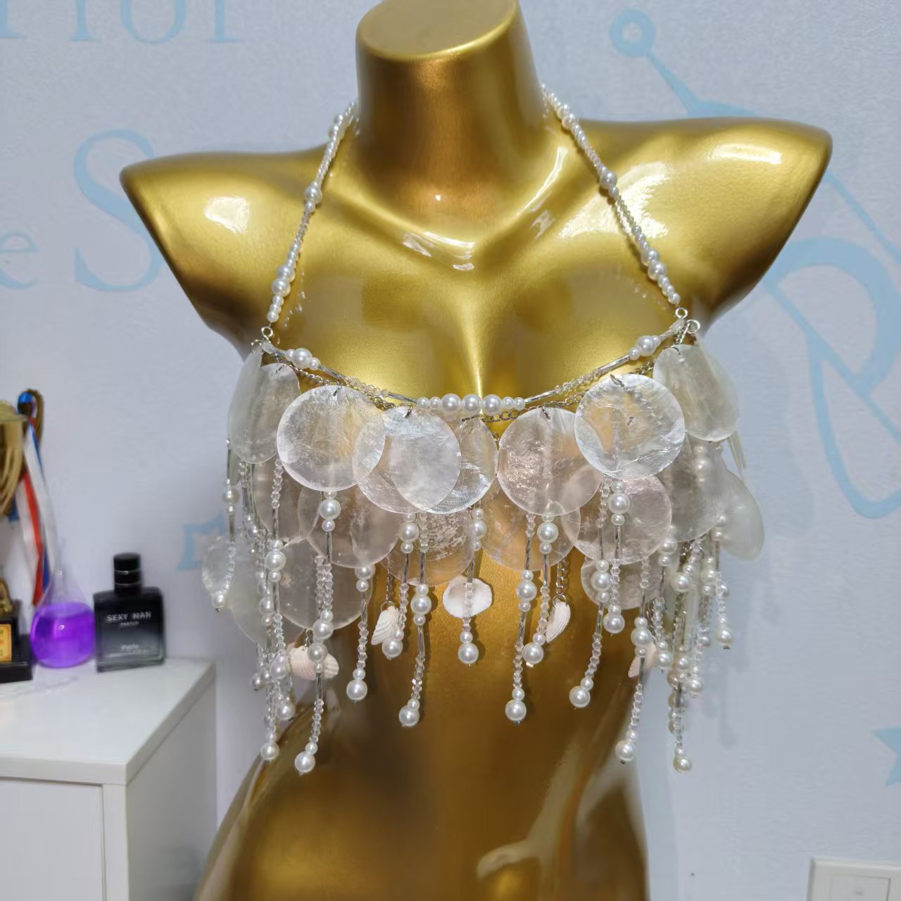 Handmade Sparkly Mermaid Top C - Body Jewelry Bra ulasan dan harga