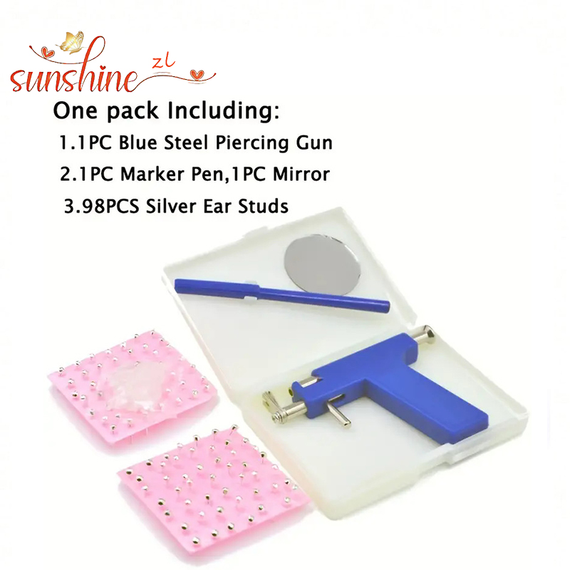 Professional Ear Piercing Gun  - Body Jewelry Kit ulasan dan harga