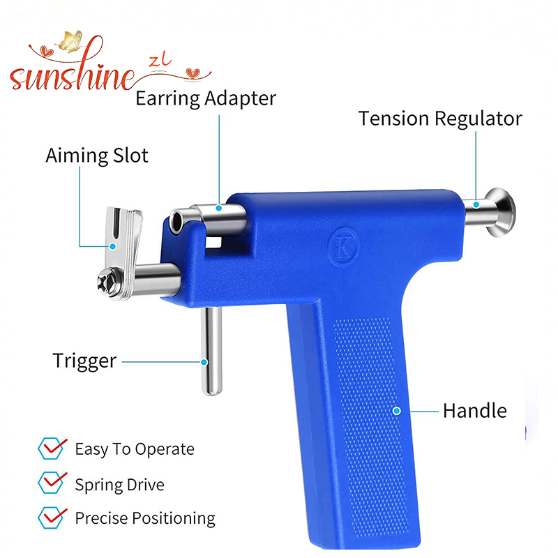 Professional Ear Piercing Gun  - Body Jewelry Kit ulasan dan harga