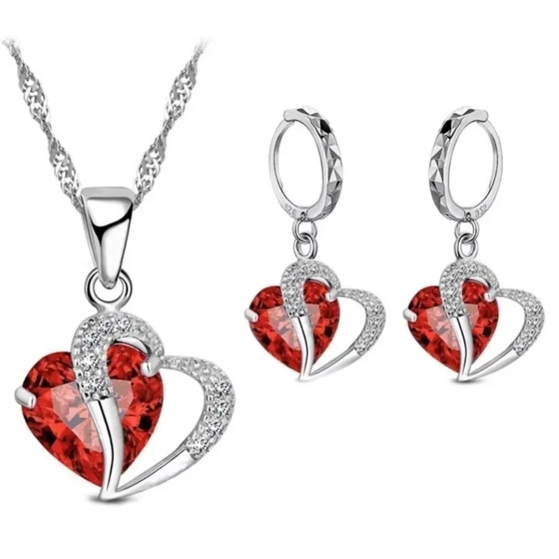 Luxury Women 925 Sterling Silv - Body Jewelry Kit ulasan dan harga