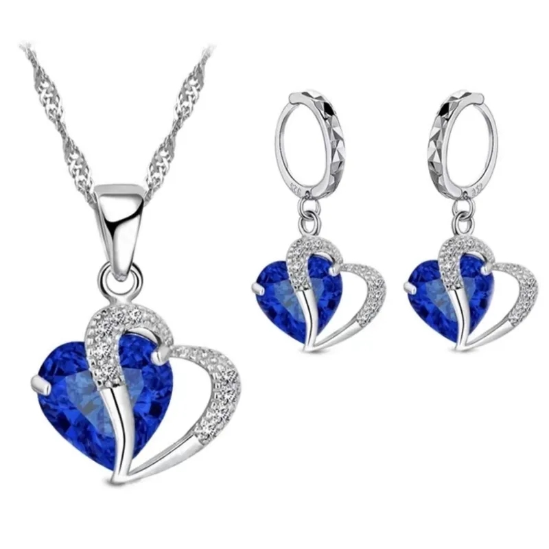 Luxury Women 925 Sterling Silv - Body Jewelry Kit ulasan dan harga