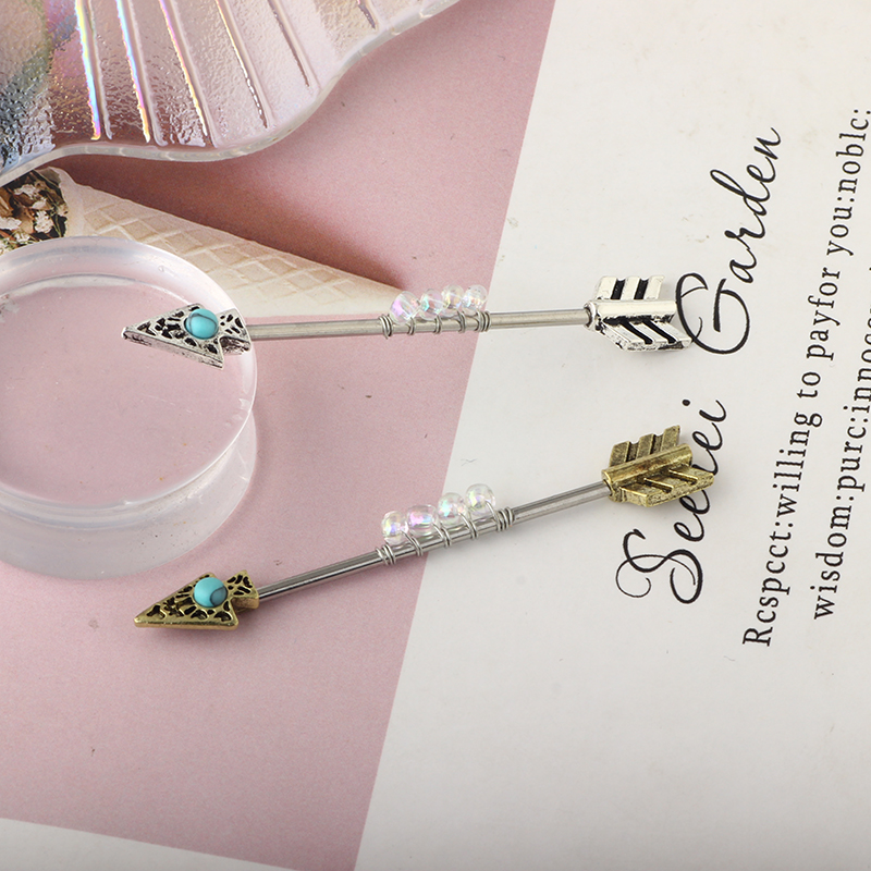 wholesales 2 color 38mm 14g in - Body Jewelry Co ulasan dan harga