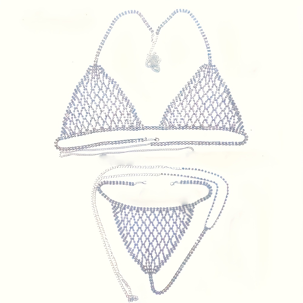 Personalized Sparkling Silvery - Body Jewelry Bra ulasan dan harga