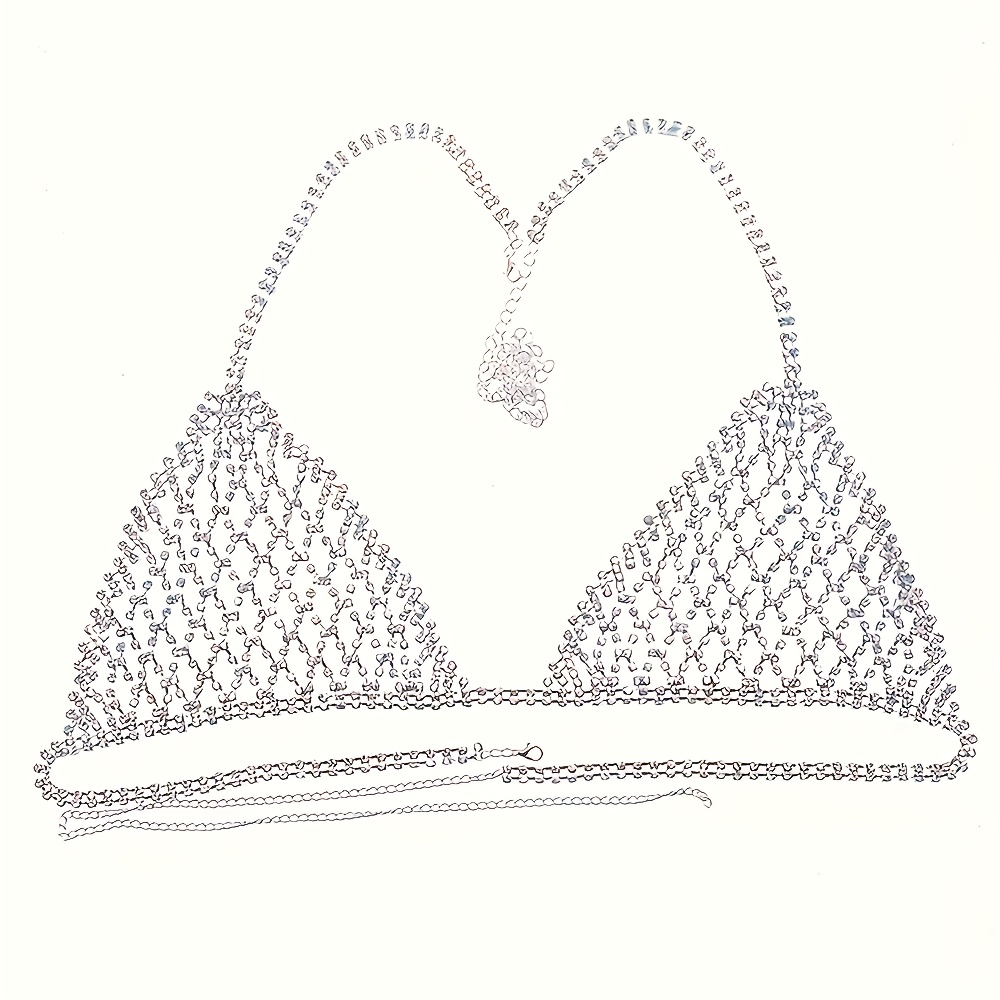 Personalized Sparkling Silvery - Body Jewelry Bra ulasan dan harga