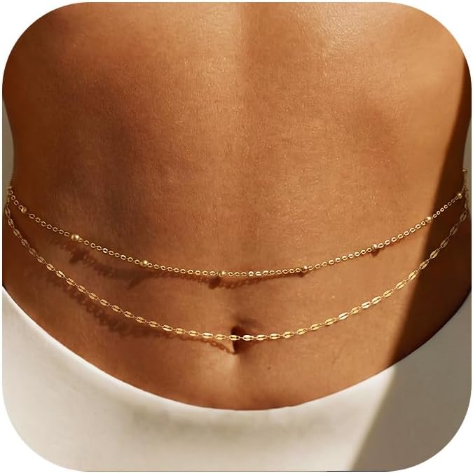 14K Gold Plated Waist Chain Wo - Body Jewelry Types ulasan dan harga